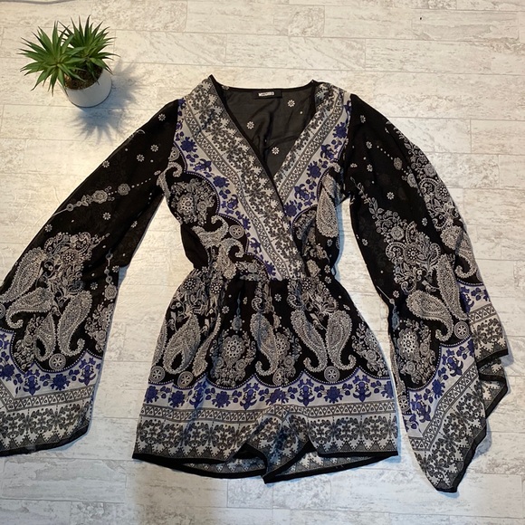 Missguided Pants - Misguided Romper 2 Sheer